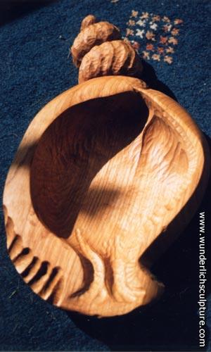 Photo: Shell Bowl in American Cherry