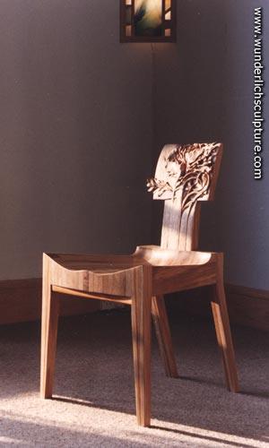 Photo: Chair in Irish Brown Oak